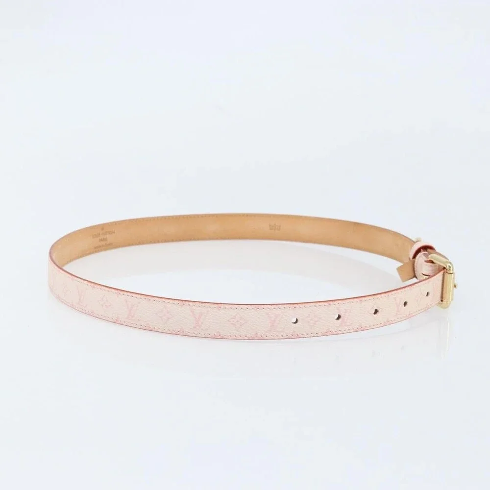 Louis Vuitton Monogram Cherry Blossom Ceinture Belt Brown